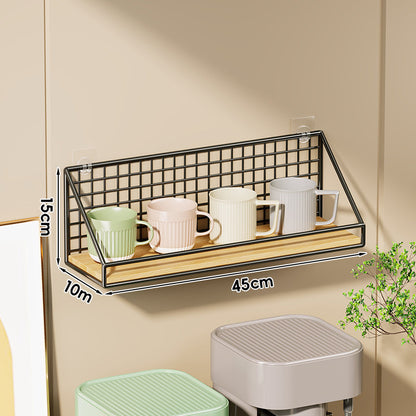 Wandmontierter Küchen-Organizer-Regal