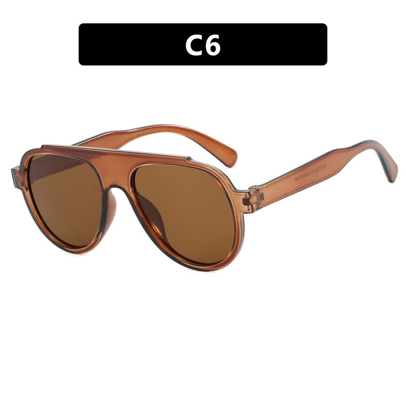 Damen Vintage-Style Sonnenbrille mit elegantem Kunststoffrahmen im Leopardenmuster Brehn