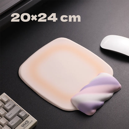 Verdrehter Gel Tastatur Handgelenkstütze