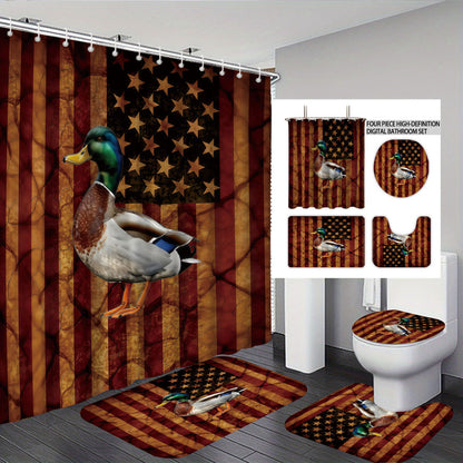 Digital Duck-Themen Badezimmer Set Brehn