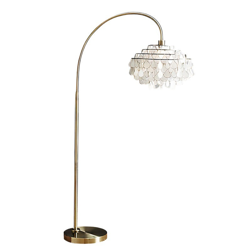 Elegante Muschel-förmige Stehlampe
