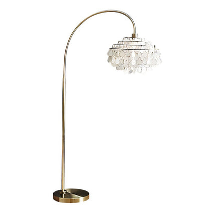 Elegante Muschel-förmige Stehlampe