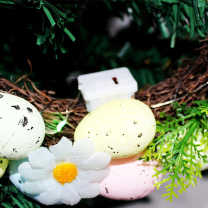 Dekorativer floraler Osterkranz Brehn