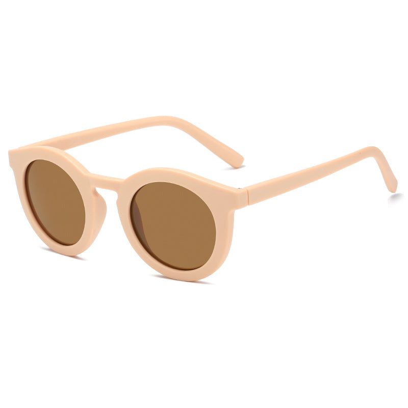 Damen runde Sonnenbrille mit modischem Design und UV-Schutz Brehn