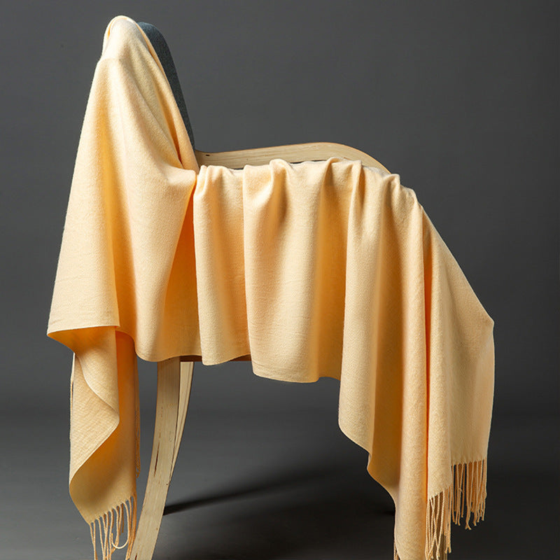 Luxuriöse Cashmere-Mischung Wurfdecke