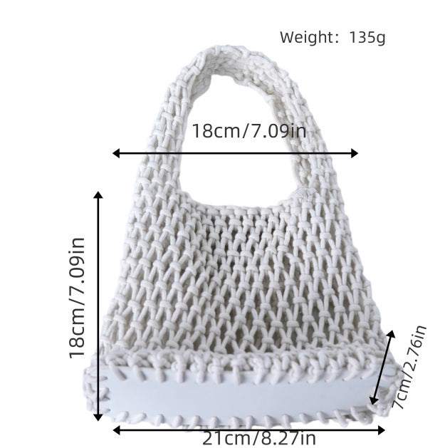 Makramee Tragetasche mit Modernem Design Brehn