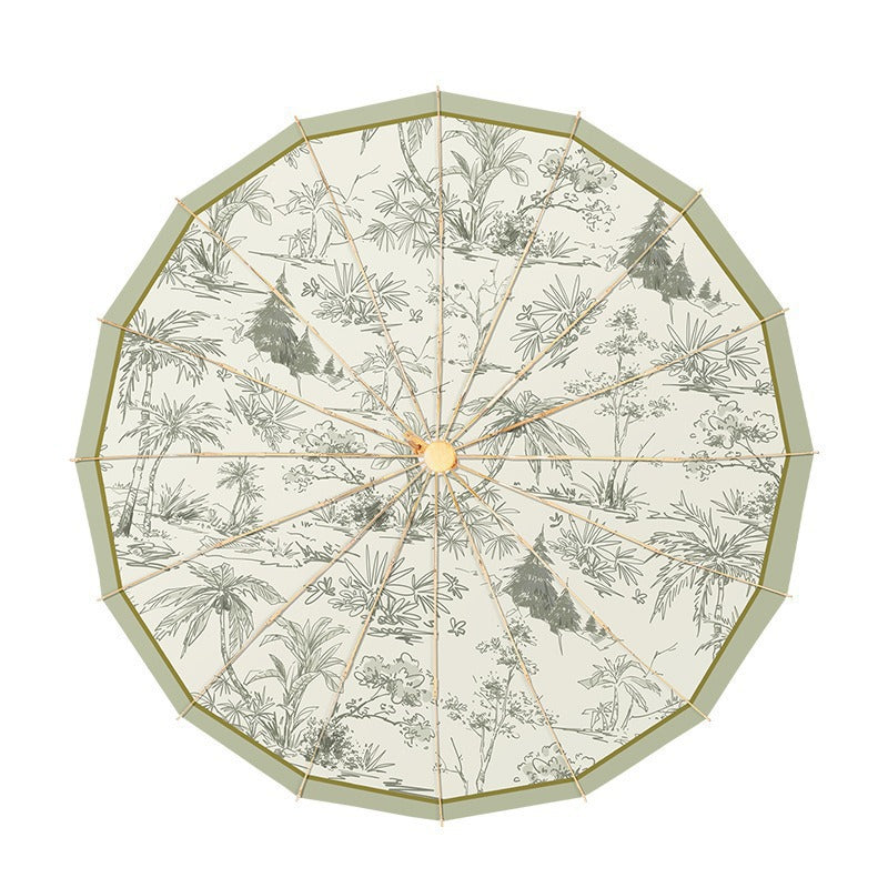 Damen Blütenmuster Faltparasol Brehn