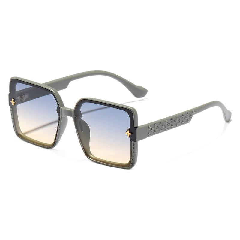 Damen modische quadratische Sonnenbrille mit verziertem Rahmen Brehn