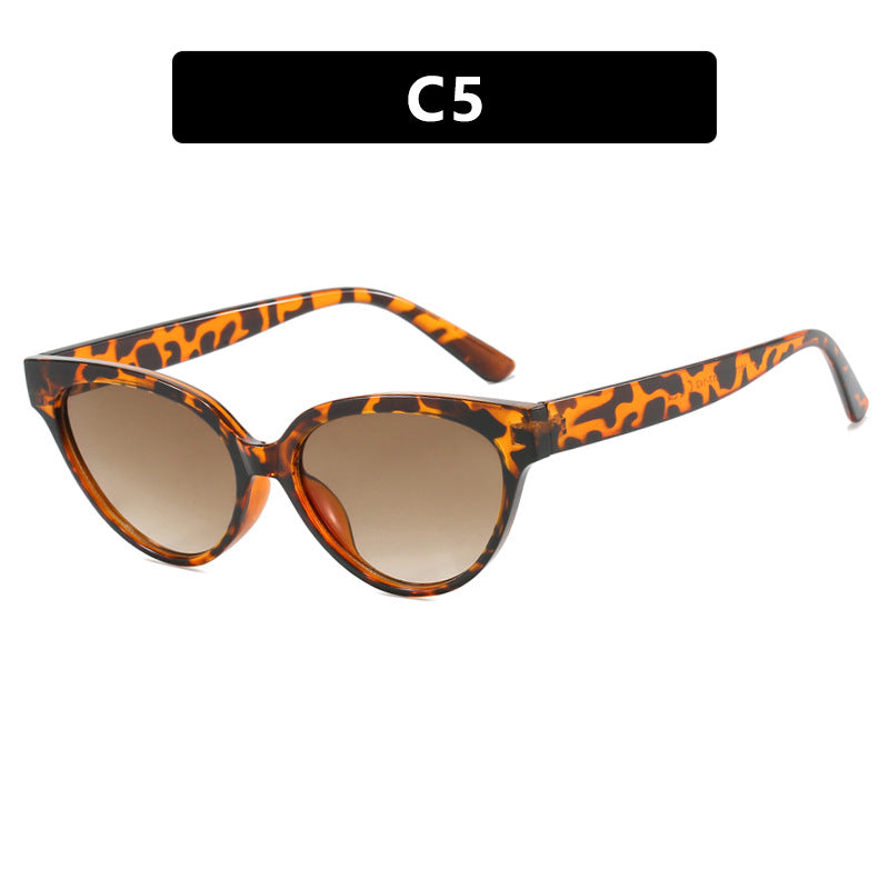 Damen Cat-Eye Sonnenbrille mit luxuriösem Muster und UV-Schutz Brehn