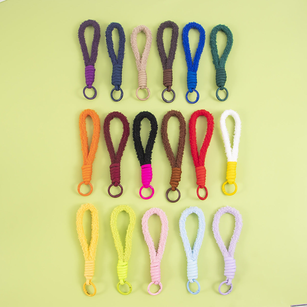 Texturierter Loop-Schlüsselanhänger Halter Brehn
