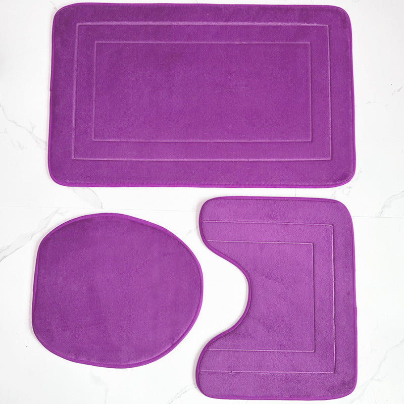 Plüschweiche Badematten-Set Brehn
