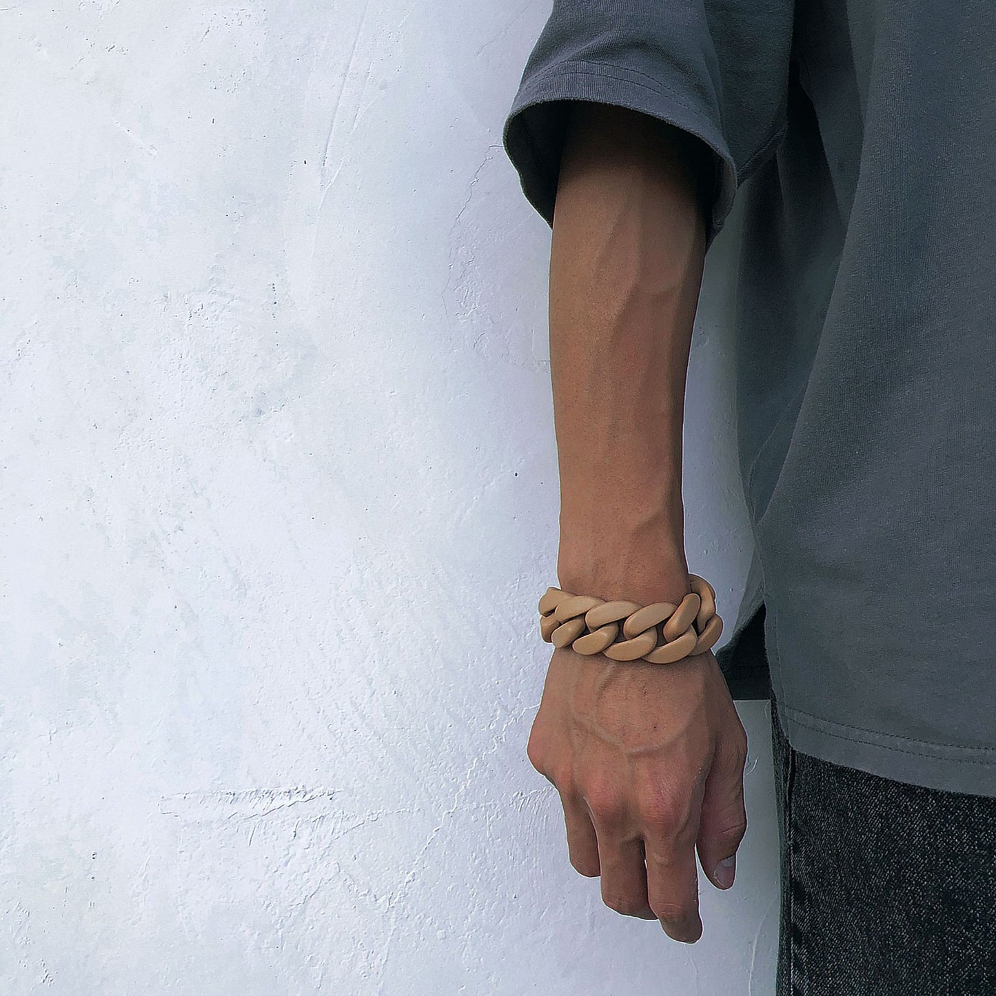 Chunky Silikon Kettenarmband Brehn