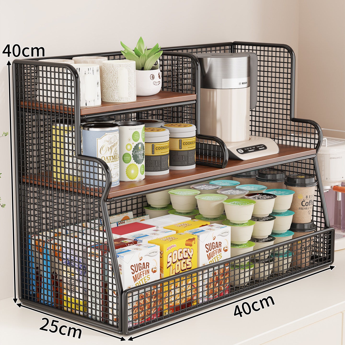 Multi-Ebenen-Küchenregal-Organizer Brehn