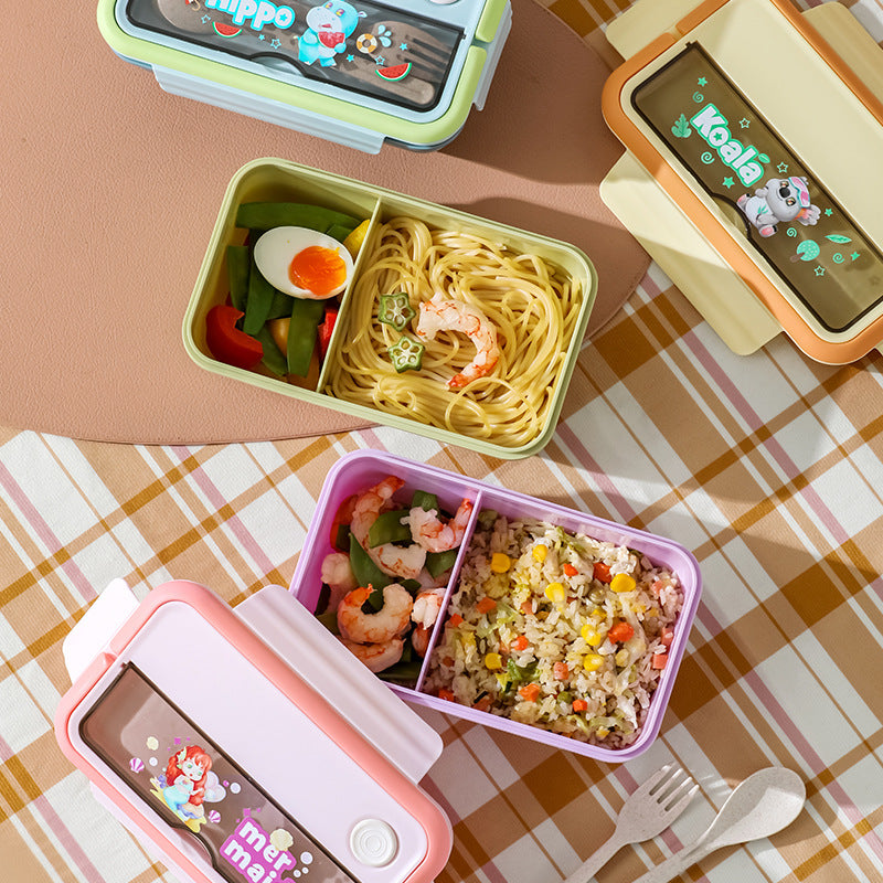Verspielte Tier-Themen Bento Lunchbox