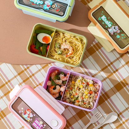 Verspielte Tier-Themen Bento Lunchbox