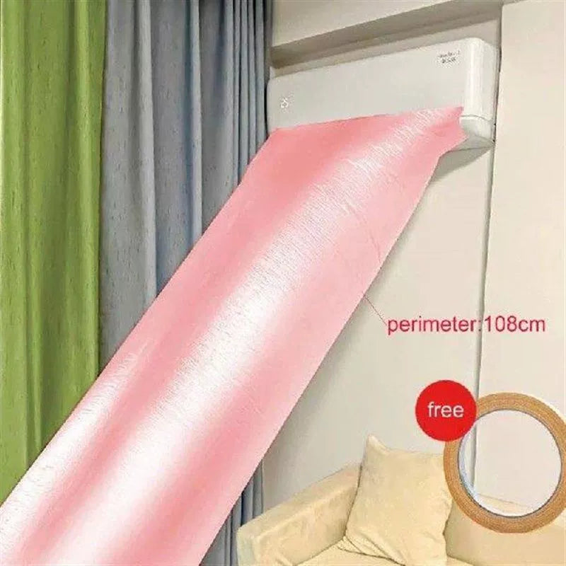 Unisex Einheitsgröße schräger Luftauslassabweiser für wandmontierte Splitgeräte mit Klebefuge und flexibler Platte Brehn