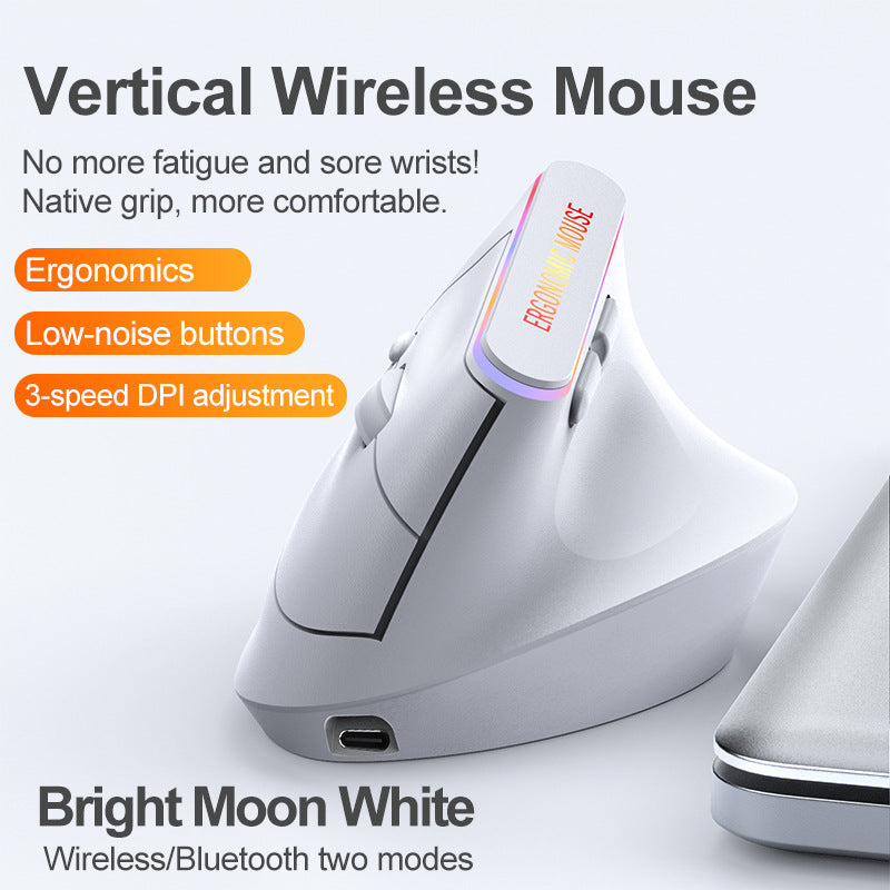 Ergonomische wiederaufladbare drahtlose Maus Brehn