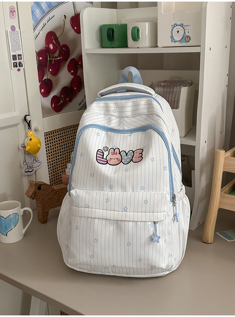 Verspielt Bestickter Schulrucksack Brehn