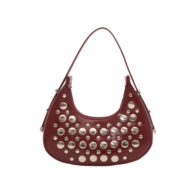 Nietenleder Hobo Tasche Brehn