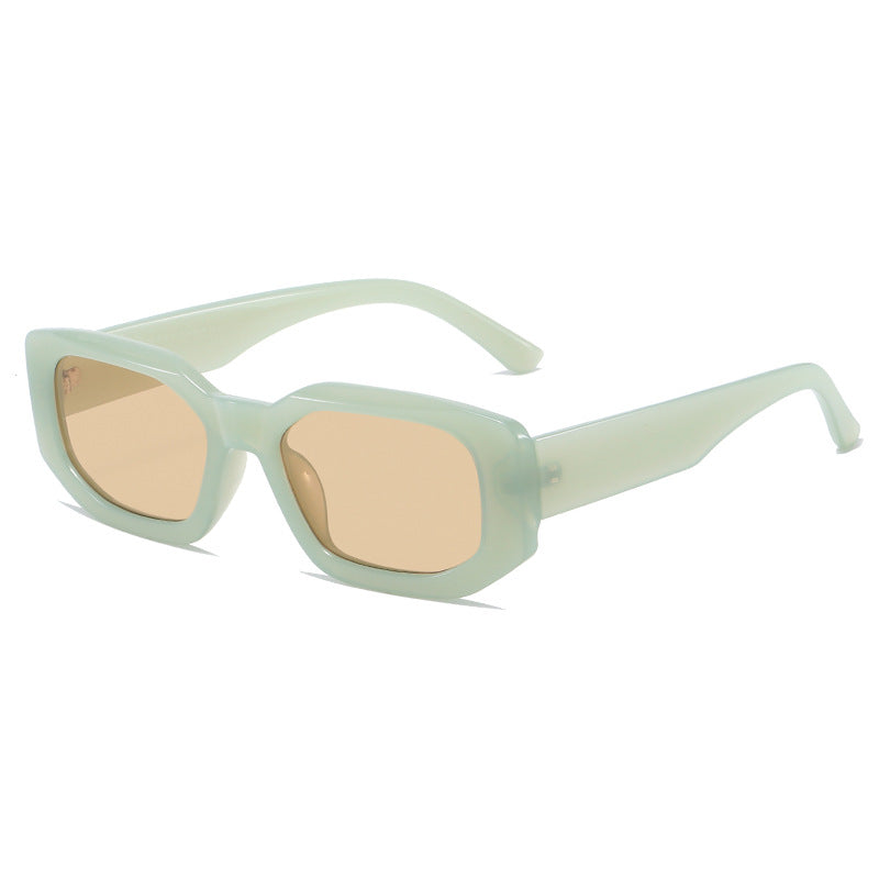 Damen modische quadratische Sonnenbrille mit unverwechselbarem Rahmen Brehn