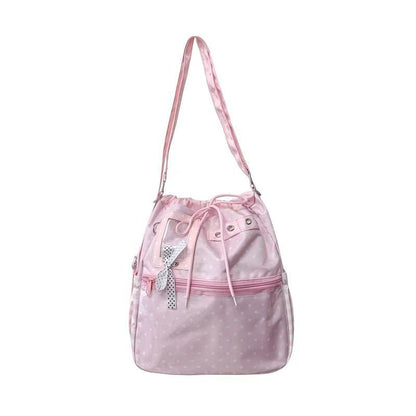Elegante Kordelzug-Schultertasche Brehn