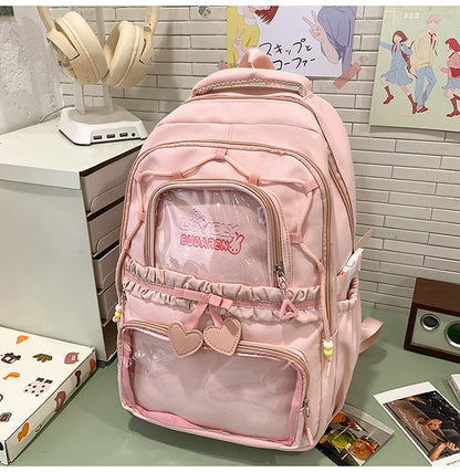Transparenter Fronttasche Freizeit Rucksack Brehn