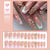Künstliche Nail Tips mit floralen Akzenten Brehn