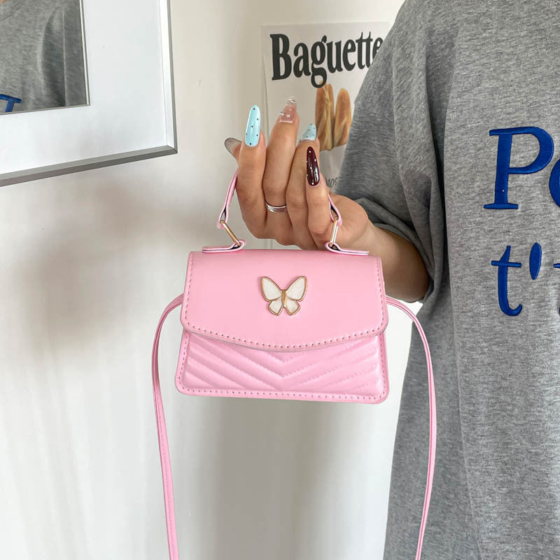 WoChic Mini-Handtasche mit elegantem Schmetterlingsakzent Brehn