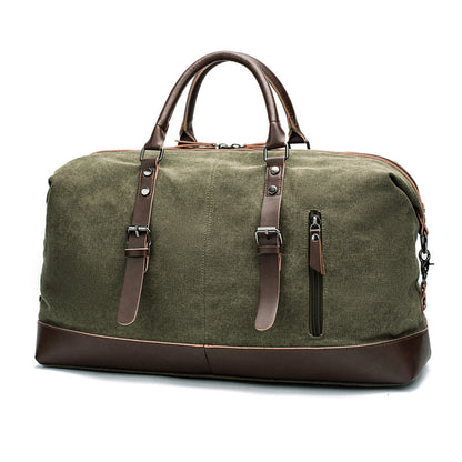 Geräumige Reisetasche Aus Robustem Canvas und Leder Brehn