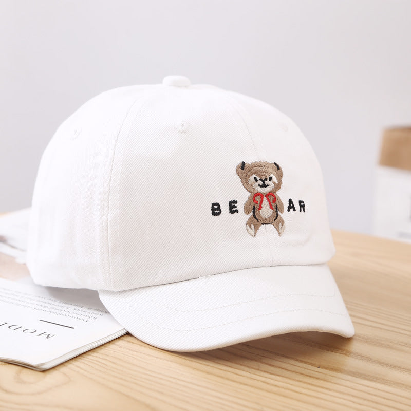 Damen Süße Bären-Stickerei Baseballmütze Brehn