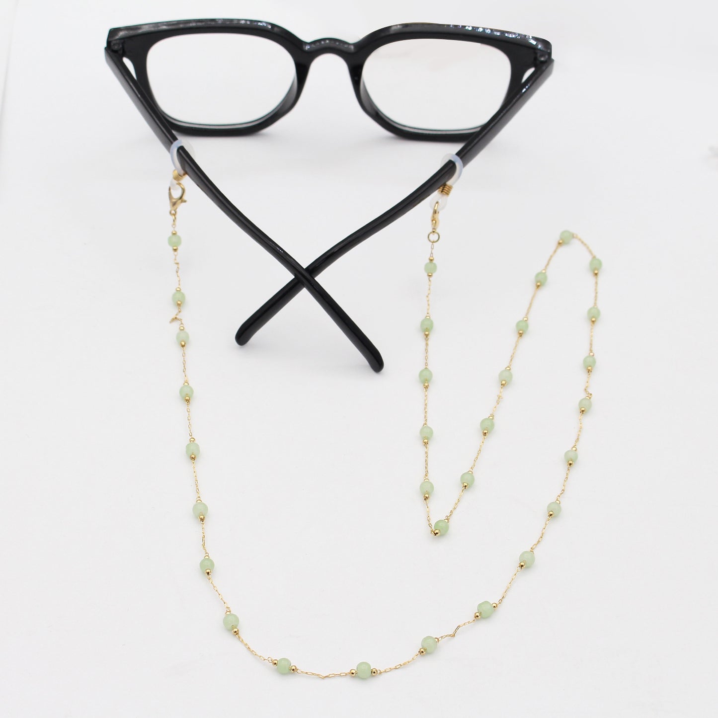 Elegante Perlen Brillenhalter Kette Brehn