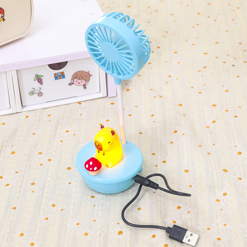 Damen Tragbarer Handventilator mit LED-Panda-Design Brehn