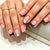Künstlerische French Tip Nagelkunst Brehn