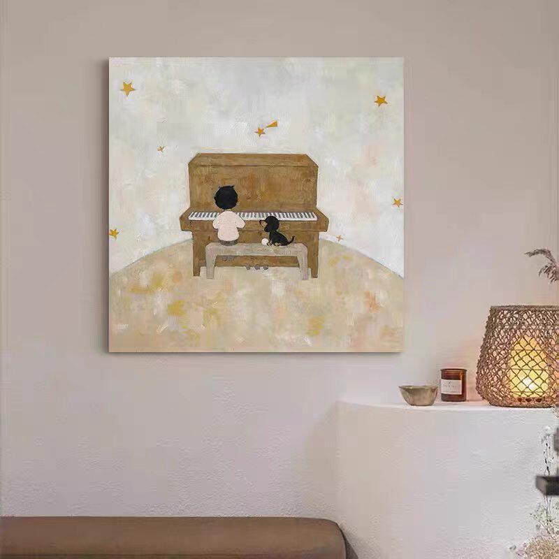Verspielt Sternen Kinder Wandkunst