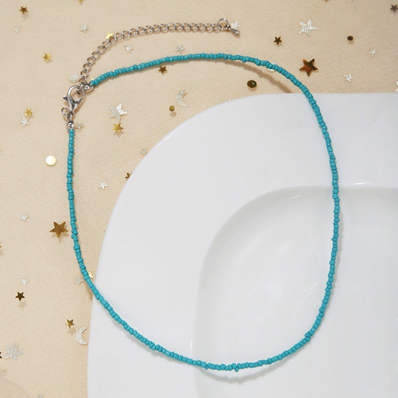 Handgefertigtes Perlen Choker Halsband Brehn