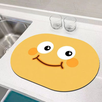 Cartoon Cat Küchenmatte