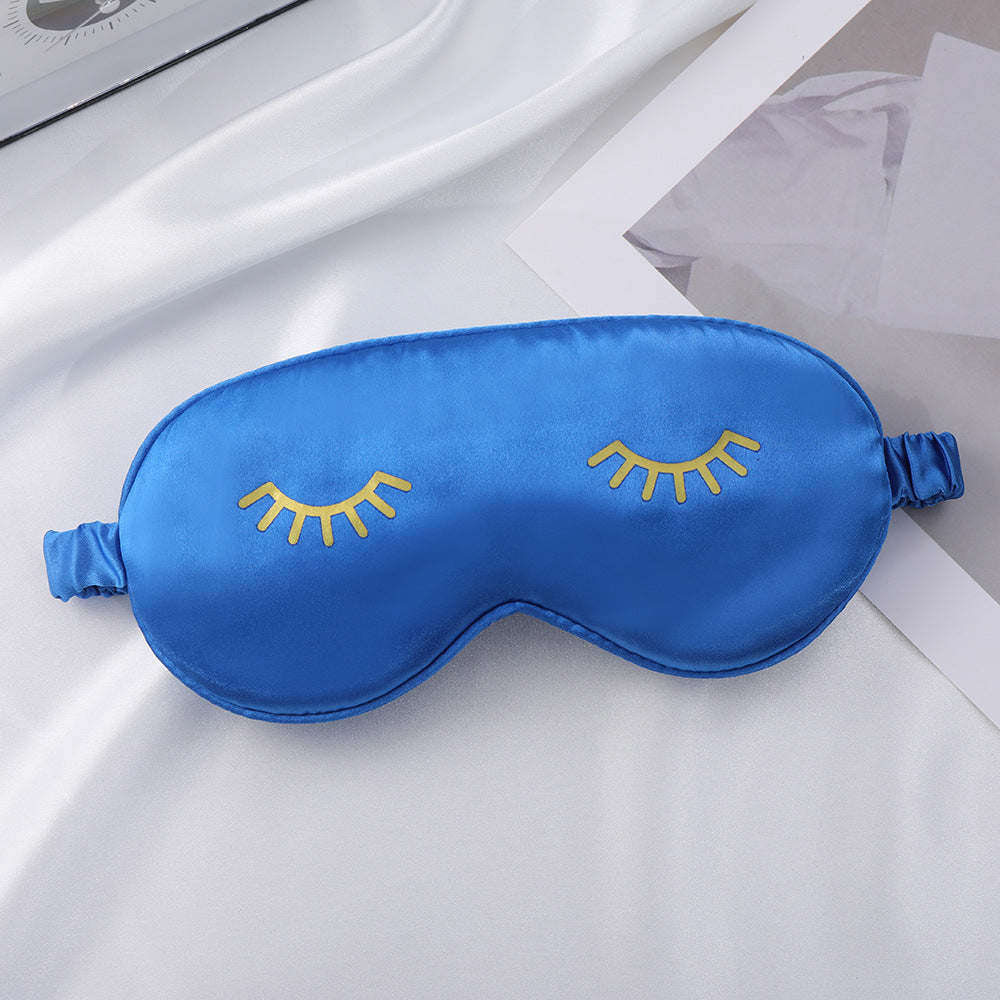 Damen nan luxuriöse seidige Schlafmaske mit weicher Polsterung und elastischem verstellbarem Band Brehn