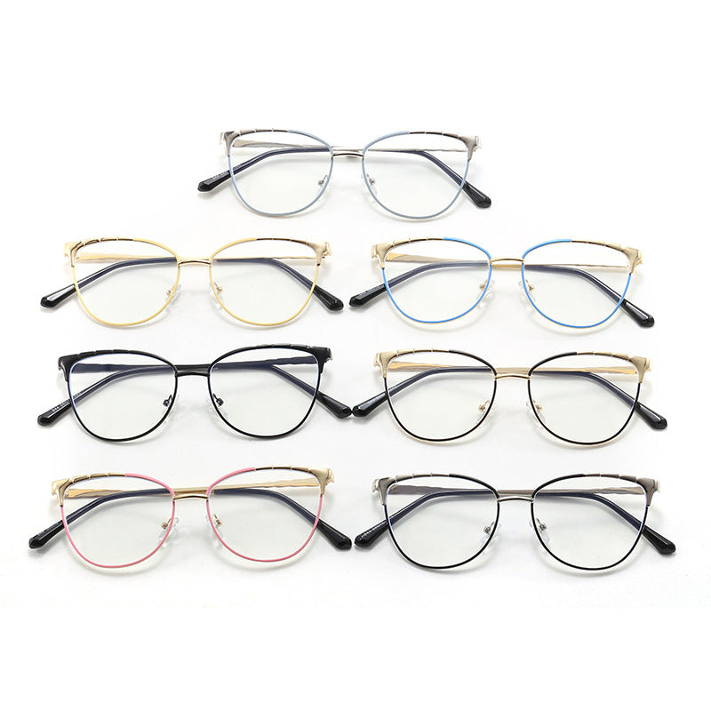 Damen Cat-Eye Brille mit feinen Metallakzenten Brehn
