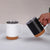 Damen eleganter Kaffeebecher mit Korkboden und durchsichtigen Deckel Brehn