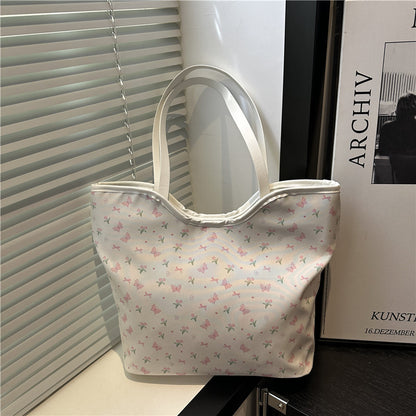 Blumenmuster Einkaufs-Totetasche Brehn