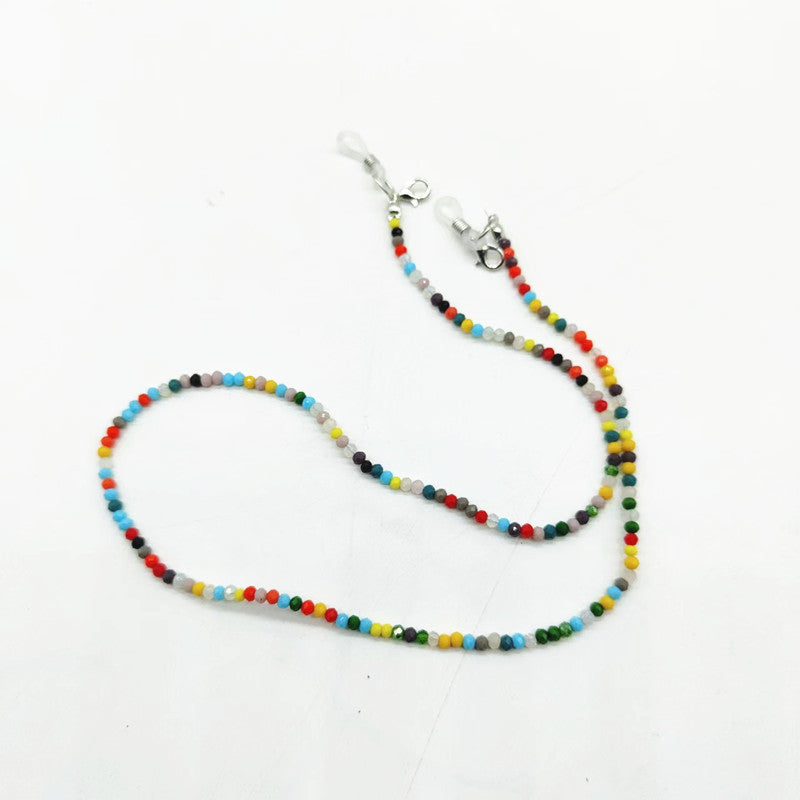 Bunte Bead-Glas-Kette Brehn