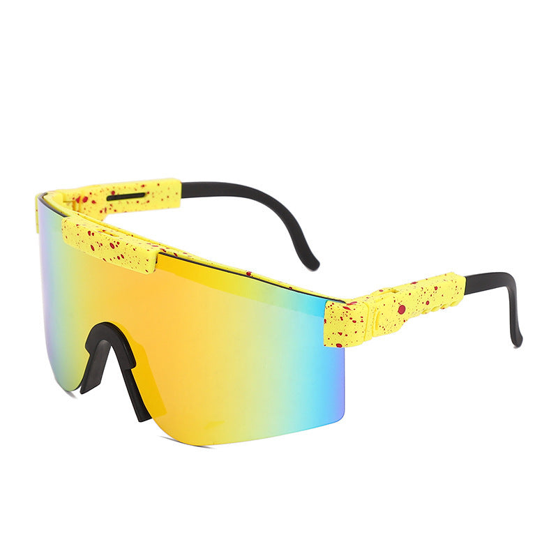 Damen Sportliche Statement-Sonnenbrille im modernen Design Brehn