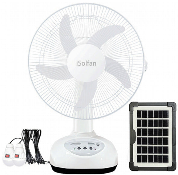 Damen Solarbetriebener Tischventilator mit intelligentem Steuerungssystem Brehn