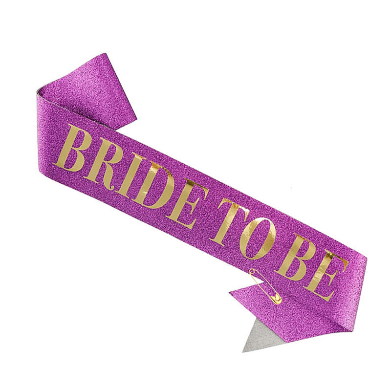 Damen Glitzernde Braut-Schärpe Brehn