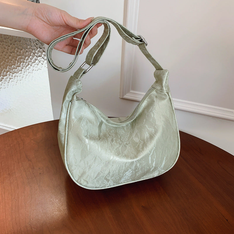Zeitgenössische Weiche Leder Schultertasche Brehn