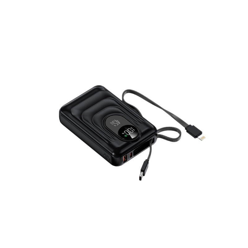 Tragbare Powerbank mit Schneller Wireless-Ladefunktion und Digitaler Anzeige Brehn