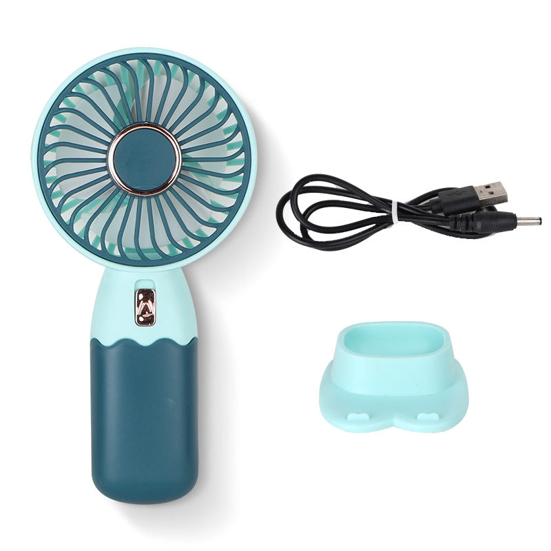 Unisex Ergonomischer Touchsteuerungs-Handheld-Kühlventilator Brehn