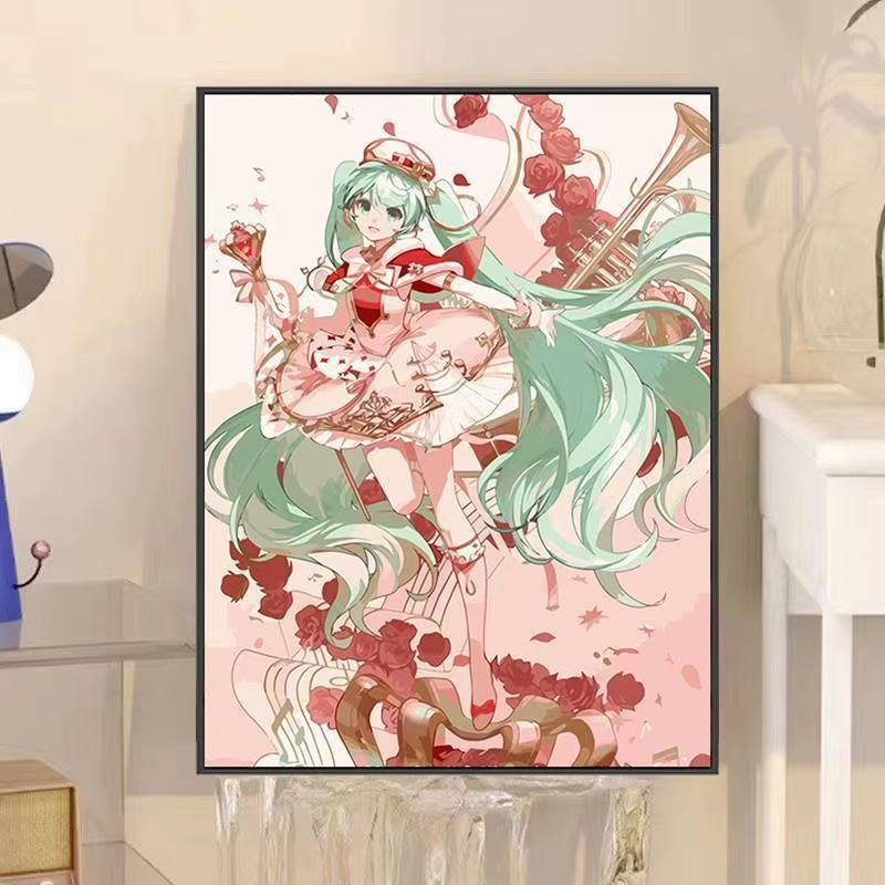Anime-inspirierte dekorative Wandkunst Brehn