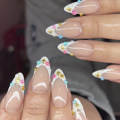 Dekorative 3D Gel Nagelkunst Verlängerungen Brehn