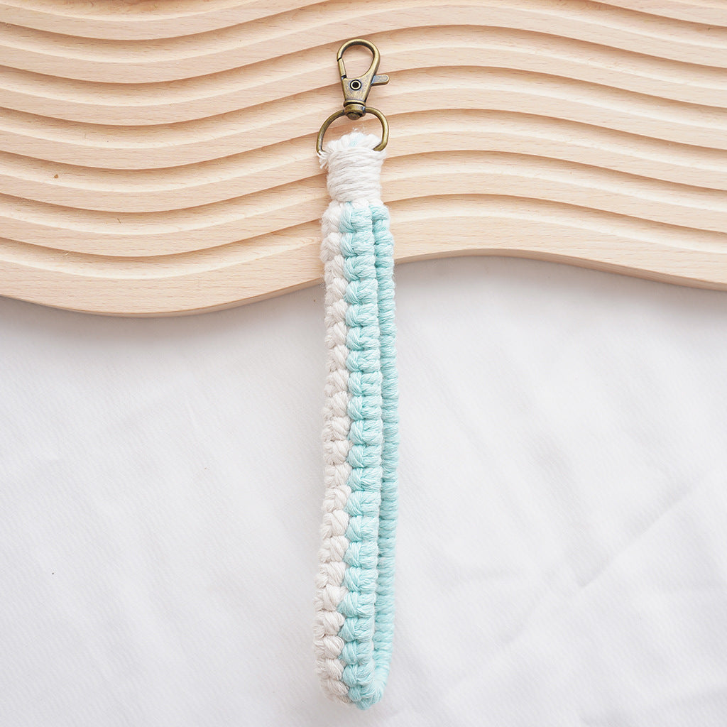 Macramé Schlüsselanhänger Halter Brehn